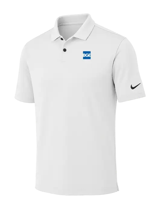 Nike White Dri-FIT Vapor Polo w/BGE Logo