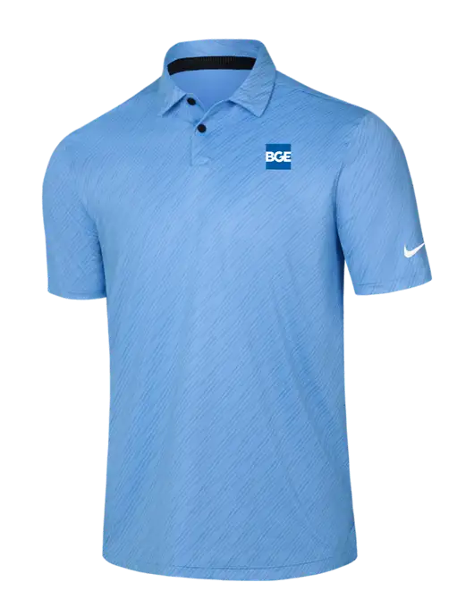 Nike Light Blue Vapor Dash Polo w/BGE Logo