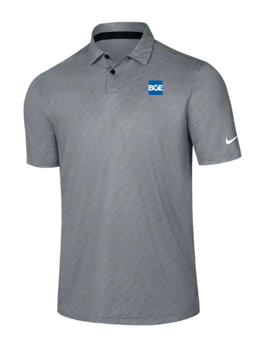 Nike Medium Grey Vapor Dash Polo w/BGE Logo