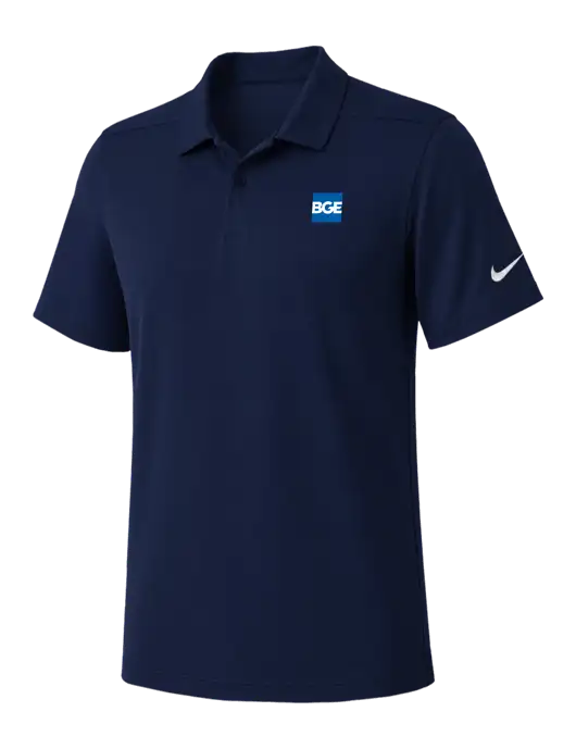 Nike Navy Dry Essential Solid Polo w/BGE Logo