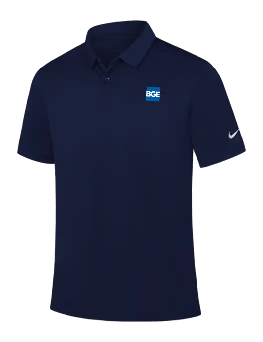 Nike Navy Dry Essential Solid Polo w/BGE Logo