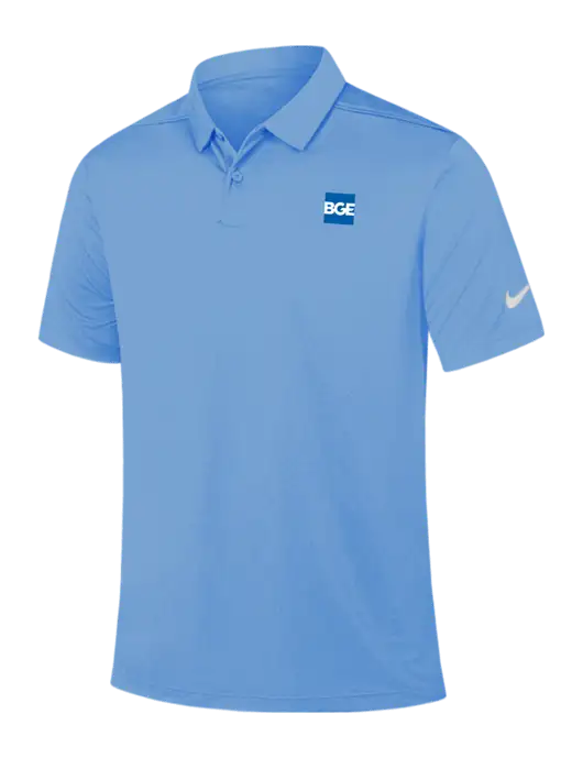 Nike Light Blue Dry Essential Solid Polo w/BGE Logo