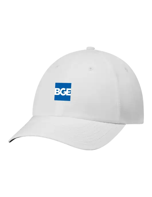 Richardson Relaxed Performance Lite White Cap w/BGE Logo