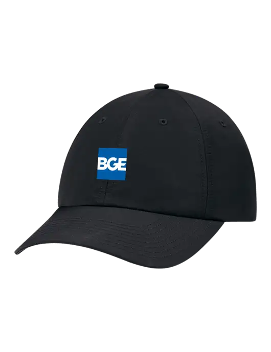 Richardson Relaxed Performance Lite Black Cap w/BGE Logo