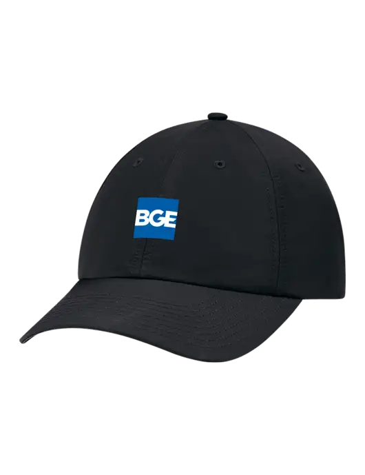 Richardson Relaxed Performance Lite Black Cap w/BGE Logo