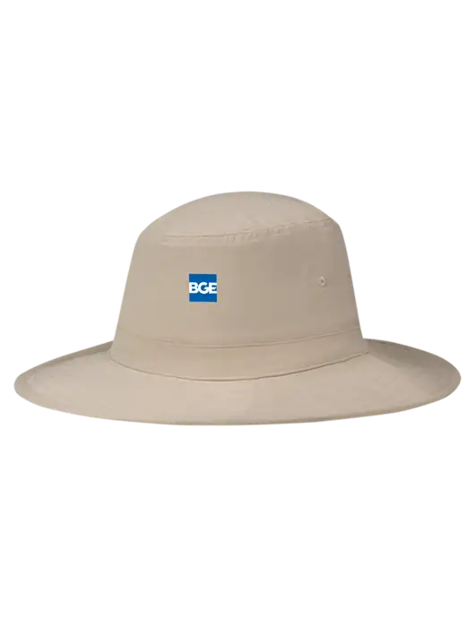 Tan Booney Sun Hat w/BGE Logo
