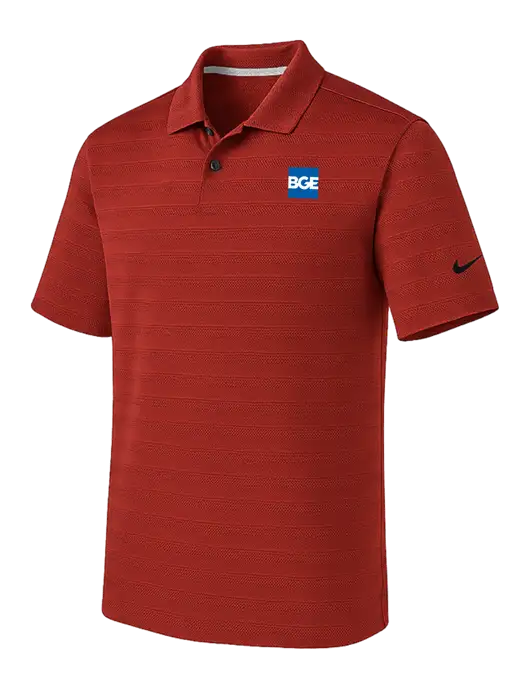 Nike Cardinal Dri-FIT Vapor Jacquard Polo w/BGE Logo