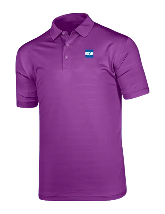 Callaway Vibrant Purple Ventilated Polo w/BGE Logo