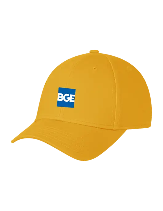 Yellow Gold Structured Cap Hook & Loop w/BGE Logo
