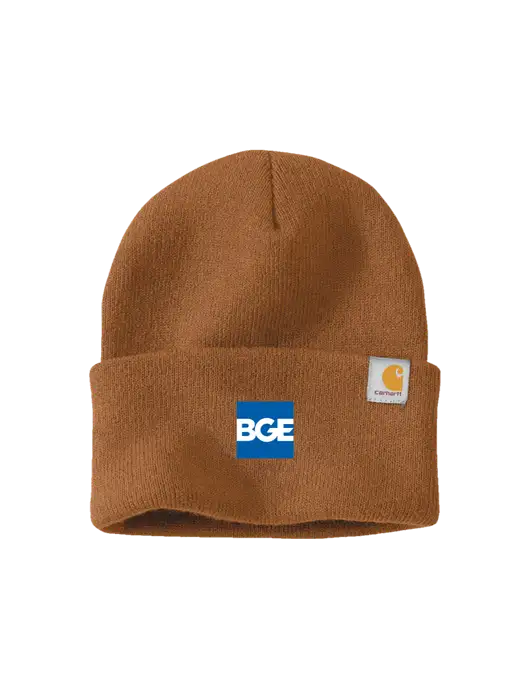 Carhartt Light Brown Watch Cap 2.0 w/BGE Logo