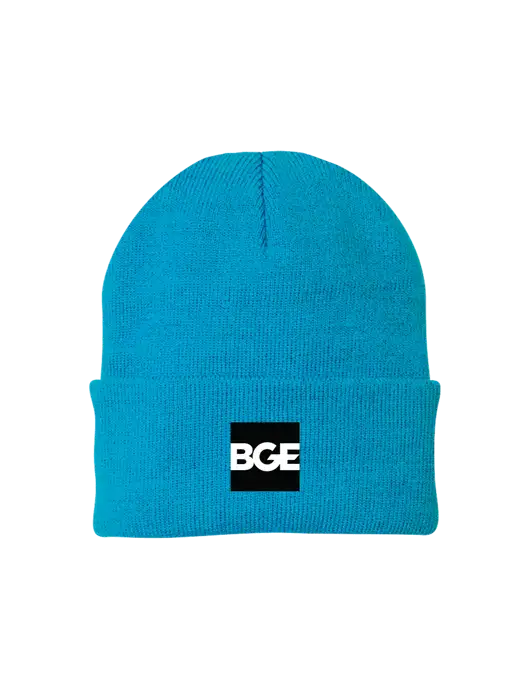 Sapphire Blue Knit Cap w/BGE Logo