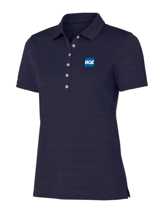 Callaway Womens Navy Ventilated Polo w/BGE Logo