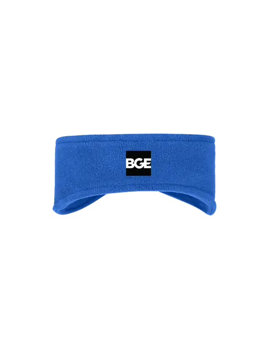 Royal Stretch Fleece Headband w/BGE Logo