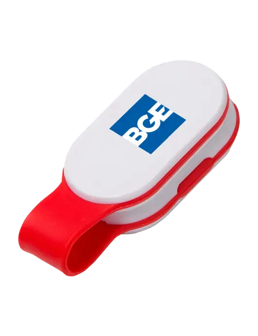 Magna Clip Red Personal Safety Light w/BGE Logo