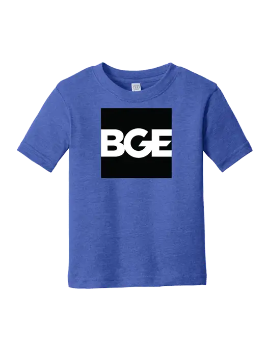 Rabbit Skins Vintage Royal Toddler Fine Jersey Tee w/BGE Logo