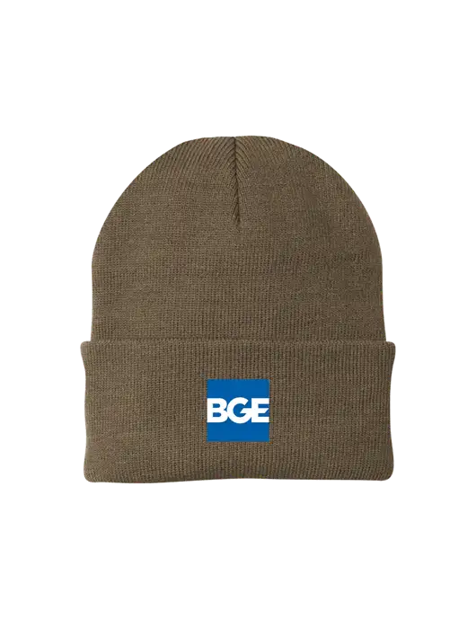 Light Brown Knit Cap w/BGE Logo