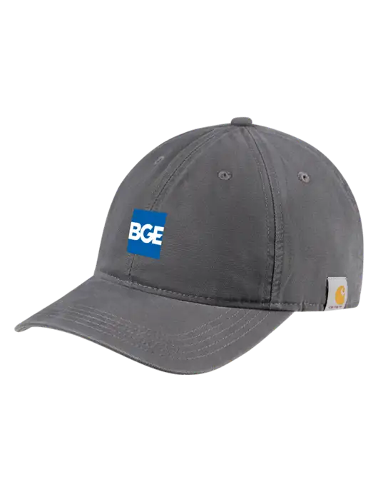 Carhartt Dark Grey Cotton Canvas Cap w/BGE Logo