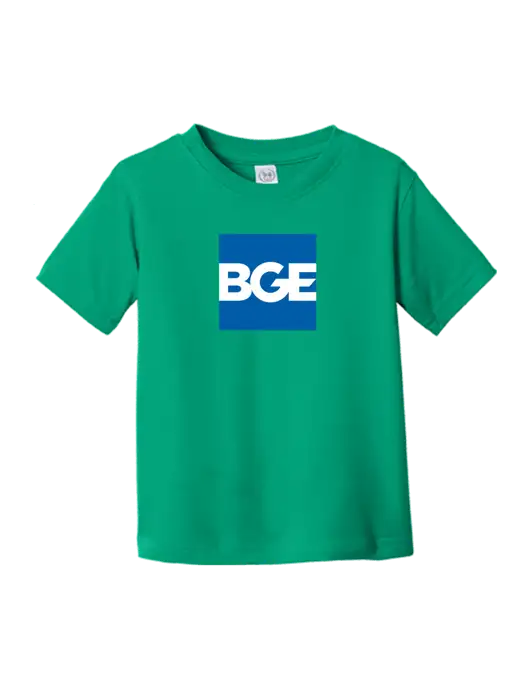 Rabbit Skins Kelly Toddler Fine Jersey Tee w/BGE Logo