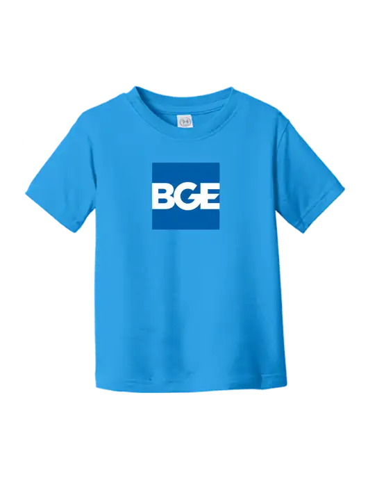 Rabbit Skins Cobalt Toddler Fine Jersey Tee w/BGE Logo