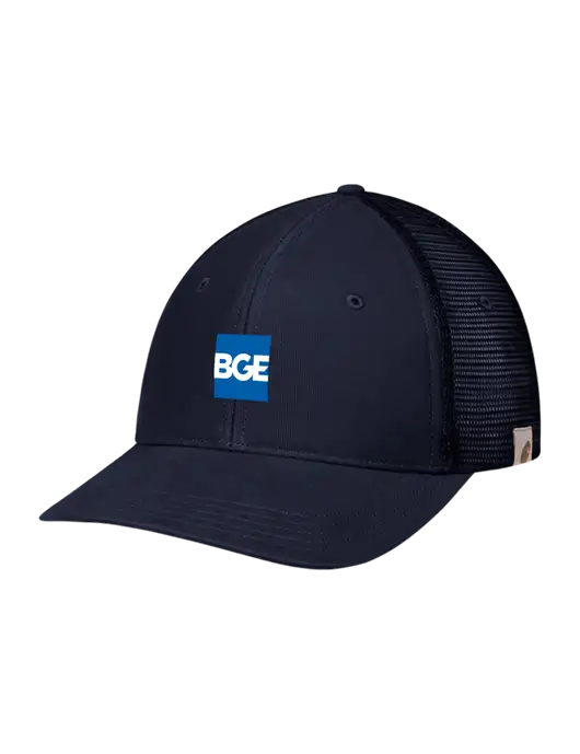 Carhartt Navy Canvas Trucker Cap w/BGE Logo