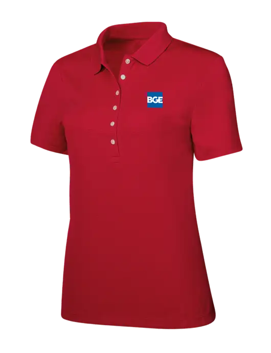 Callaway Womens Ottoman Red Polo w/BGE Logo