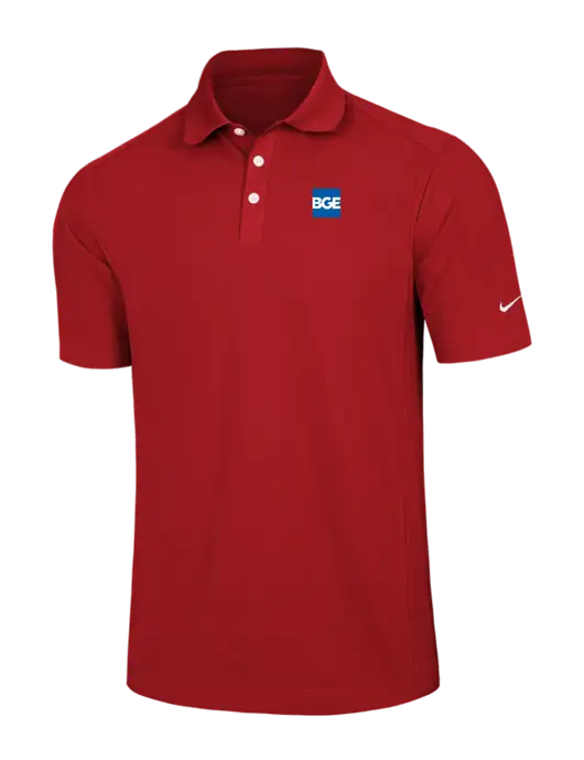Nike Red Dri-FIT Classic Polo w/BGE Logo