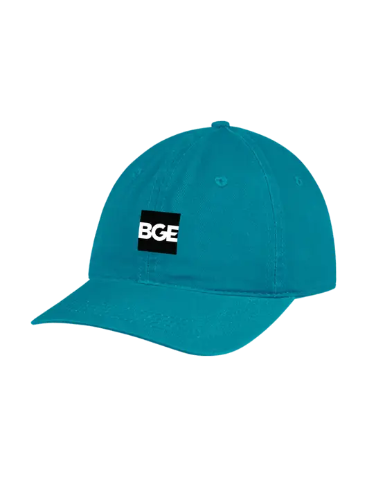 Garment Washed Unstructured Twill Sapphire Cap w/BGE Logo