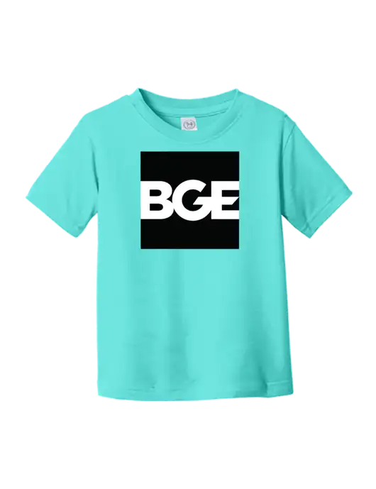 Rabbit Skins Carribean Toddler Fine Jersey Tee w/BGE Logo