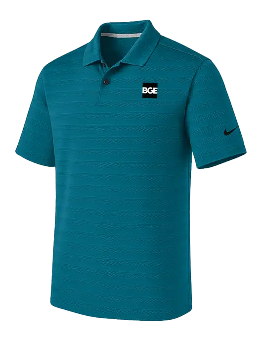 Nike Sapphire Blue Dri-FIT Vapor Jacquard Polo w/BGE Logo