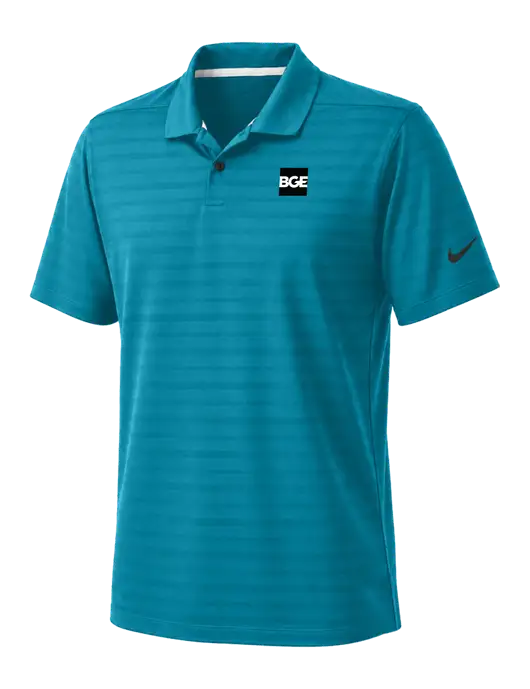 Nike Sapphire Blue Dri-FIT Vapor Jacquard Polo w/BGE Logo