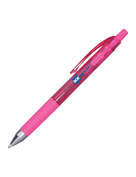 Translucent Pink Tint Pen - Pink Ink w/BGE URL Logo