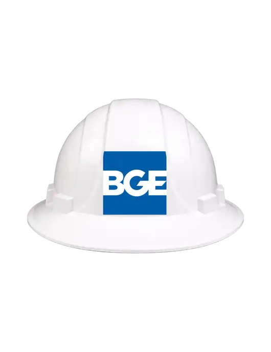 Omega II Full Brim Mega Ratchet Hard Hat  w/BGE Logo